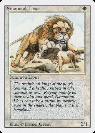 Savannah Lions [Revised Edition] | Good Games North