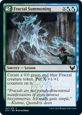 Fractal Summoning [Strixhaven: School of Mages] | Good Games North
