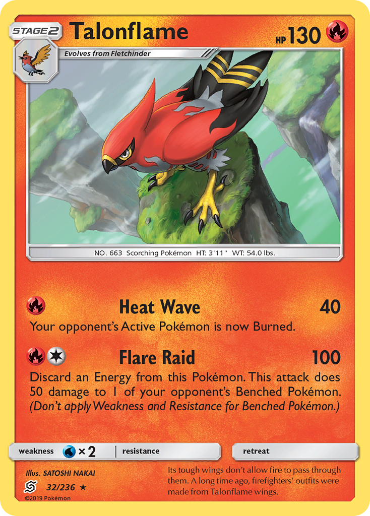 Talonflame (32/236) [Sun & Moon: Unified Minds] | Good Games North