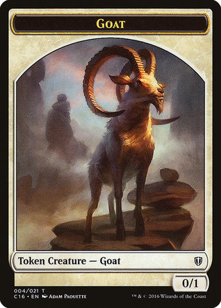 Goat // Thopter Double-sided Token [Commander 2016 Tokens] | Good Games North