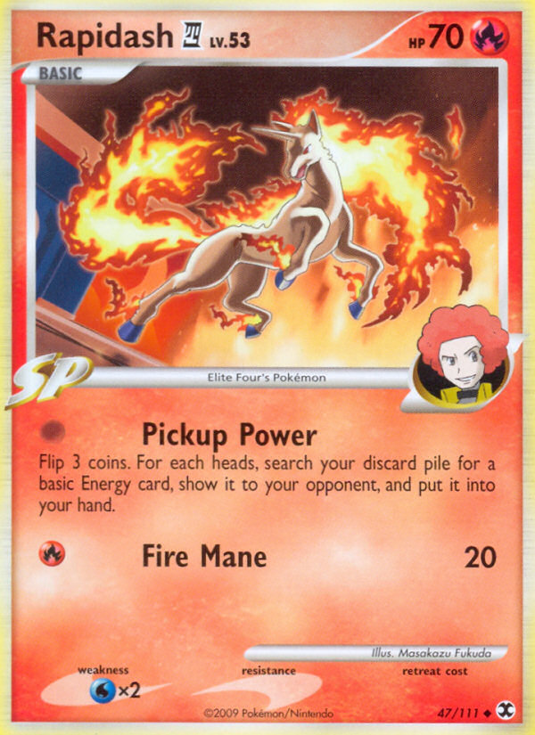 Rapidash (47/111) [Platinum: Rising Rivals] | Good Games North