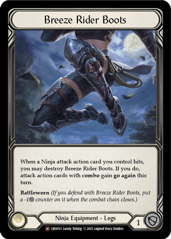 Breeze Rider Boots [U-CRU053-RF] Unlimited Rainbow Foil | Good Games North