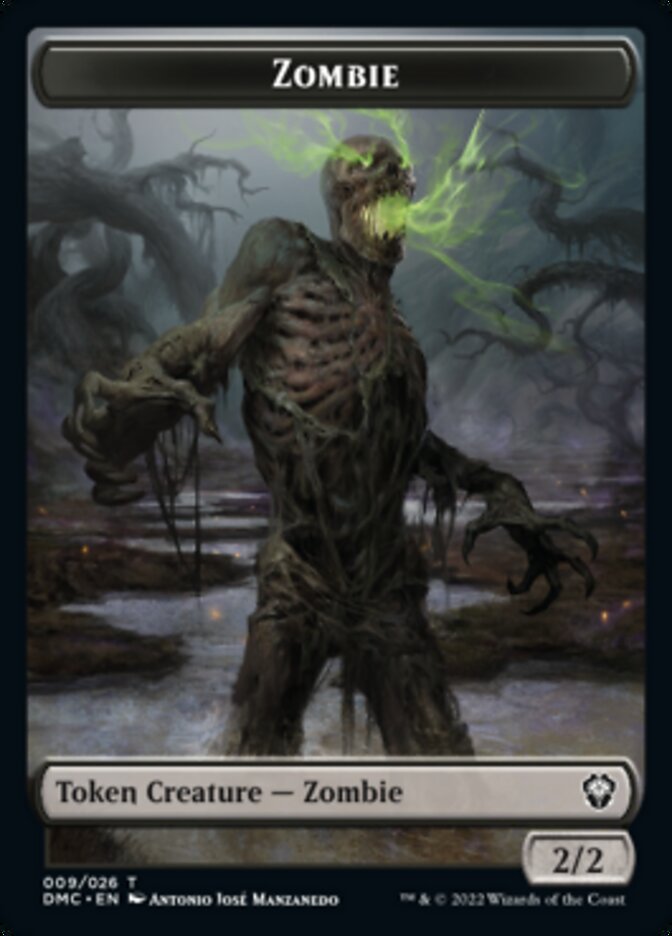 Phyrexian // Zombie Double-sided Token [Dominaria United Tokens] | Good Games North