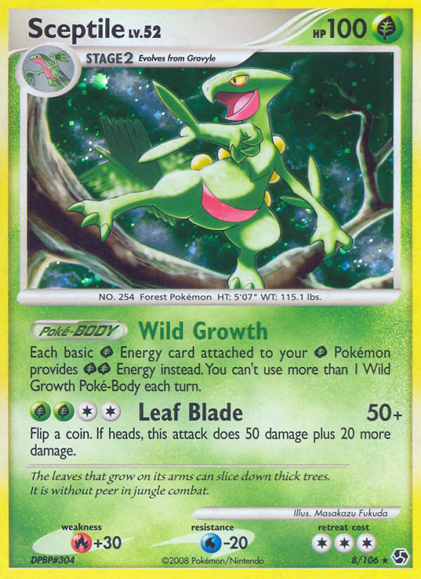 Sceptile (8/106) [Diamond & Pearl: Great Encounters] | Good Games North