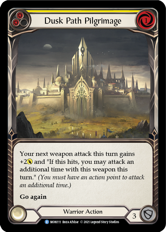 Dusk Path Pilgrimage (Yellow) [MON111] 1st Edition Normal | Good Games North