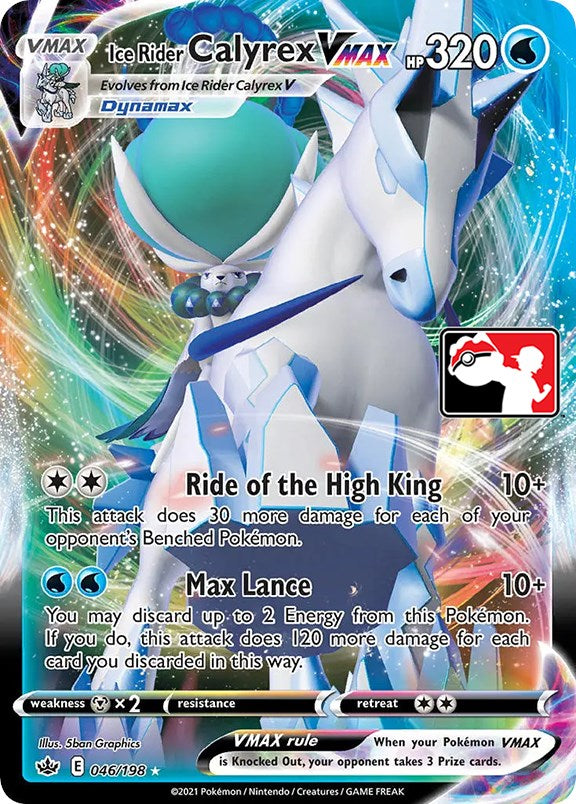 Ice Rider Calyrex VMAX (046/198) [Prize Pack Series One] | Good Games North
