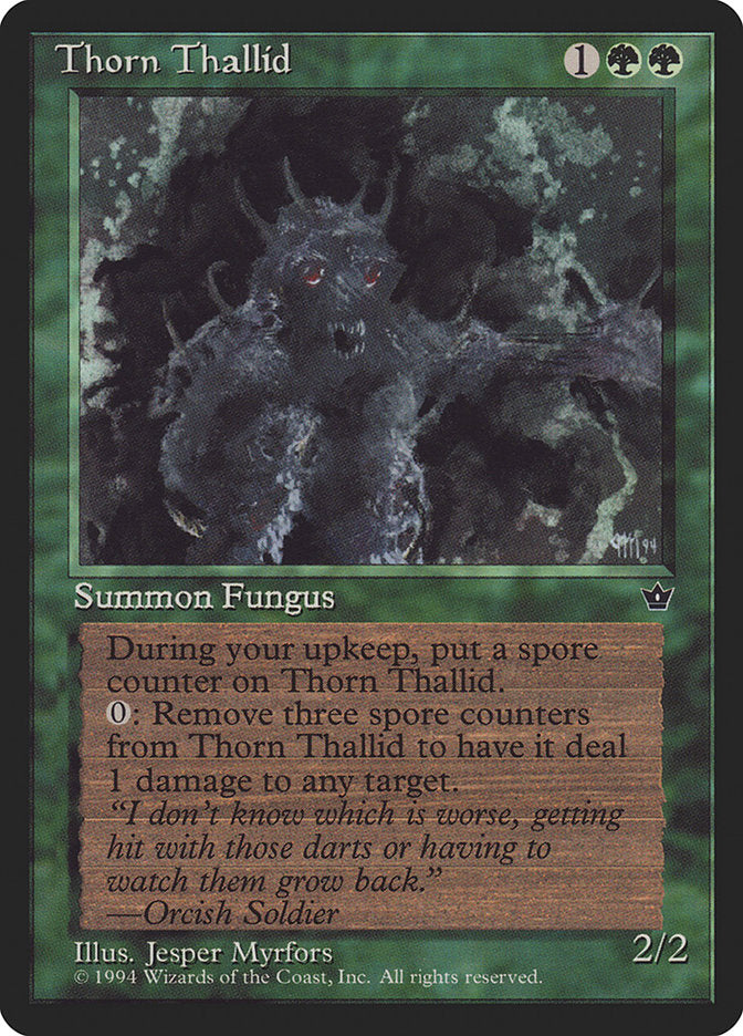 Thorn Thallid (Jesper Myrfors) [Fallen Empires] | Good Games North