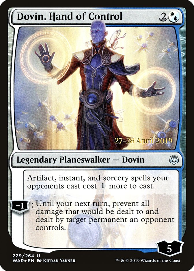 Dovin, Hand of Control  [War of the Spark Prerelease Promos] | Good Games North
