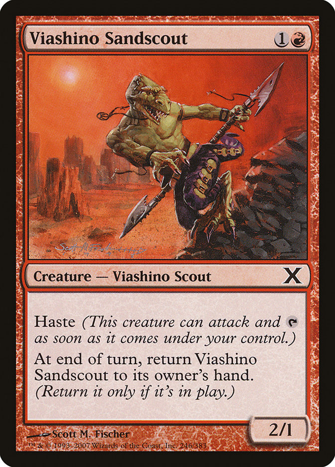 Viashino Sandscout [Tenth Edition] | Good Games North