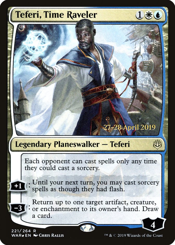 Teferi, Time Raveler  [War of the Spark Prerelease Promos] | Good Games North