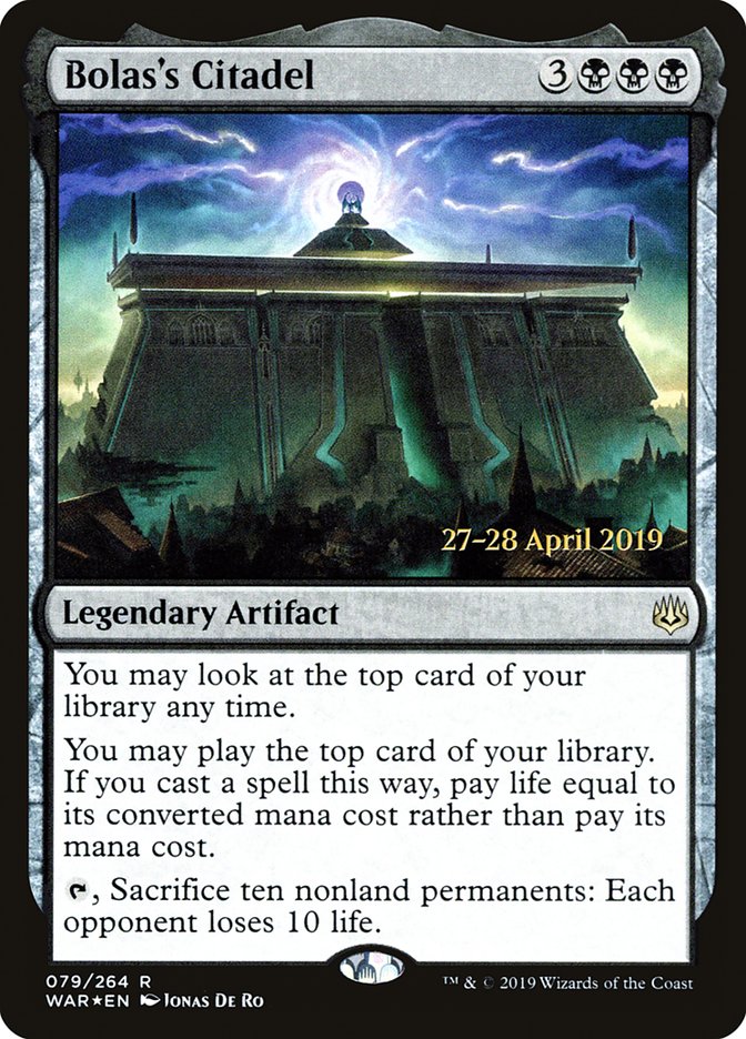 Bolas's Citadel  [War of the Spark Prerelease Promos] | Good Games North