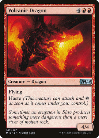 Volcanic Dragon [Core Set 2019] | Good Games North