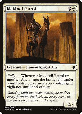 Makindi Patrol [Battle for Zendikar] | Good Games North