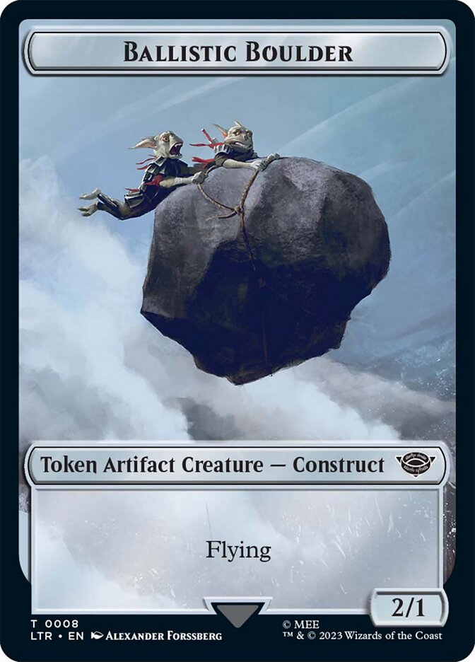 Ballistic Boulder Token [The Lord of the Rings: Tales of Middle-Earth Tokens] | Good Games North