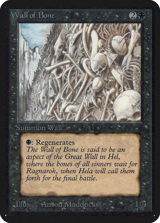 Wall of Bone [Limited Edition Alpha] | Good Games North