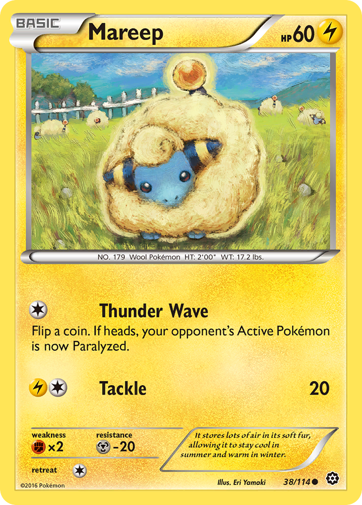 Mareep (38/114) [XY: Steam Siege] | Good Games North
