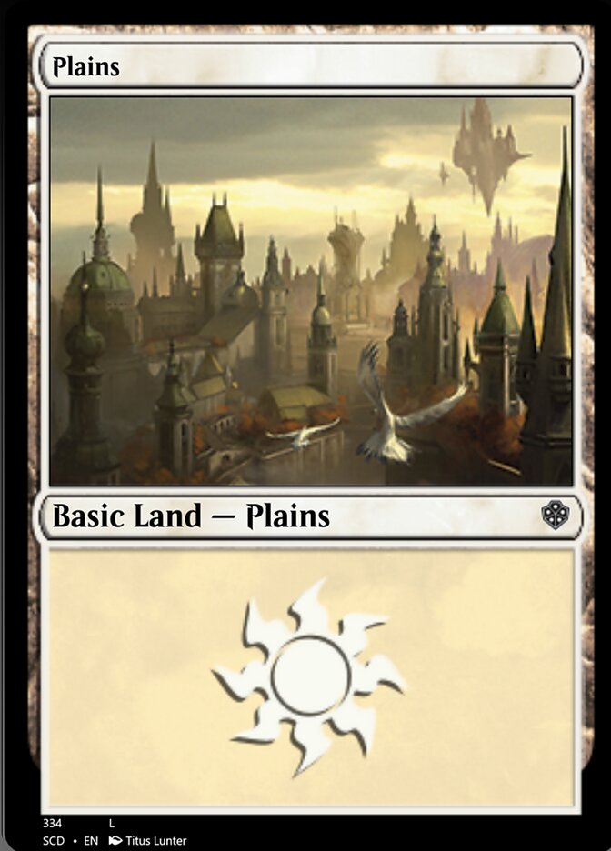 Plains (334) [Starter Commander Decks] | Good Games North