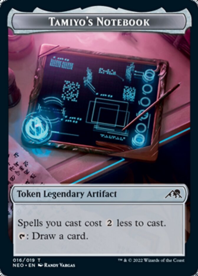 Tamiyo's Notebook Token [Kamigawa: Neon Dynasty Tokens] | Good Games North