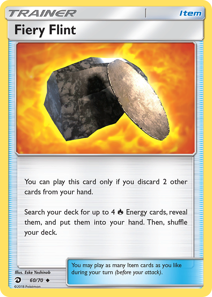 Fiery Flint (60/70) [Sun & Moon: Dragon Majesty] | Good Games North