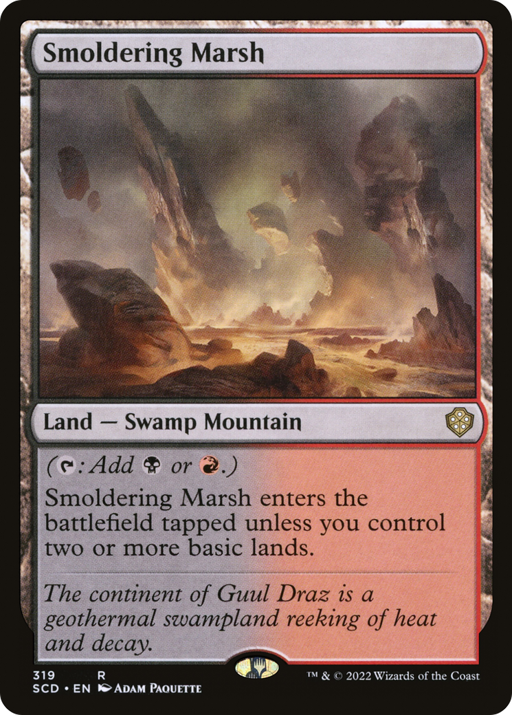 Smoldering Marsh [Starter Commander Decks] | Good Games North