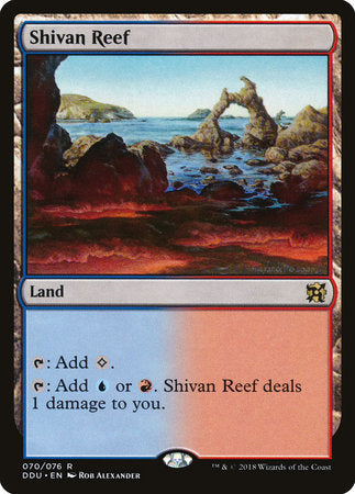 Shivan Reef [Duel Decks: Elves vs. Inventors] | Good Games North