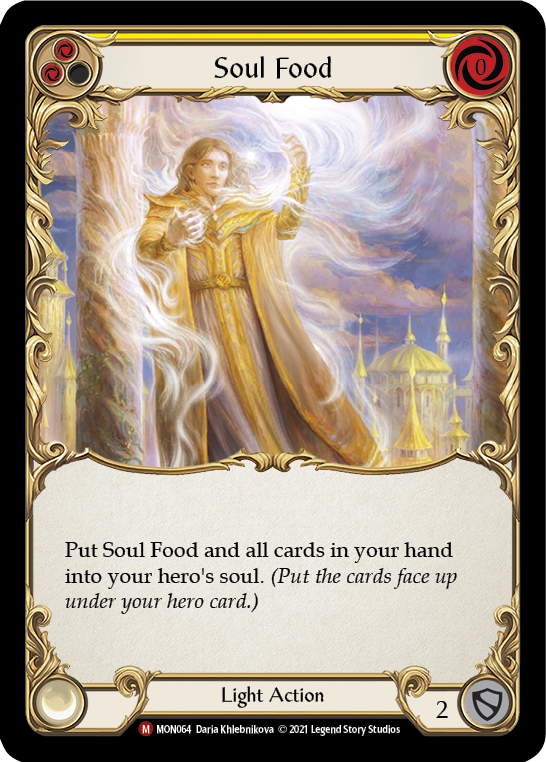 Soul Food [MON064-RF] 1st Edition Rainbow Foil | Good Games North