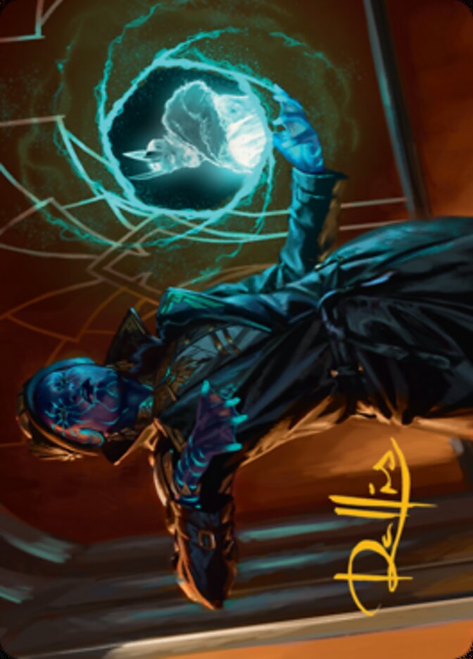 Kamiz, Obscura Oculus Art Card (Gold-Stamped Signature) [Streets of New Capenna Art Series] | Good Games North