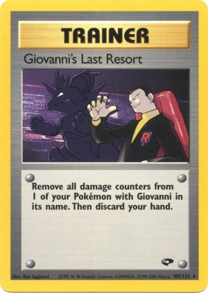 Giovanni's Last Resort (105/132) [Gym Challenge Unlimited] | Good Games North