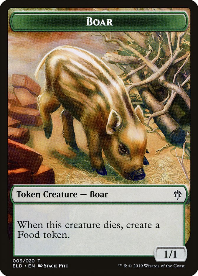 Boar [Throne of Eldraine Tokens] | Good Games North