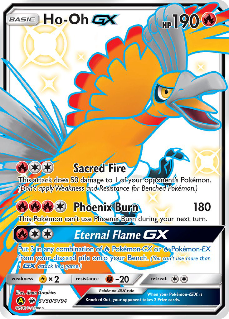 Ho-Oh GX (SV50/SV94) [Sun & Moon: Hidden Fates - Shiny Vault] | Good Games North