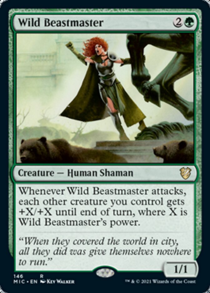 Wild Beastmaster [Innistrad: Midnight Hunt Commander] | Good Games North