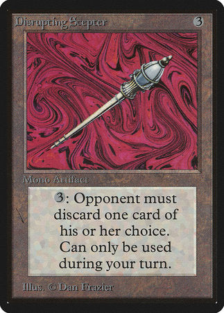 Disrupting Scepter [Limited Edition Beta] | Good Games North