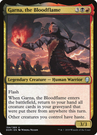 Garna, the Bloodflame [Dominaria] | Good Games North