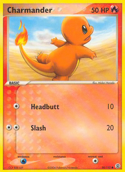 Charmander (58/112) [EX: FireRed & LeafGreen] | Good Games North