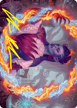Rootha, Mercurial Artist Art Card (Gold-Stamped Signature) [Strixhaven: School of Mages Art Series] | Good Games North