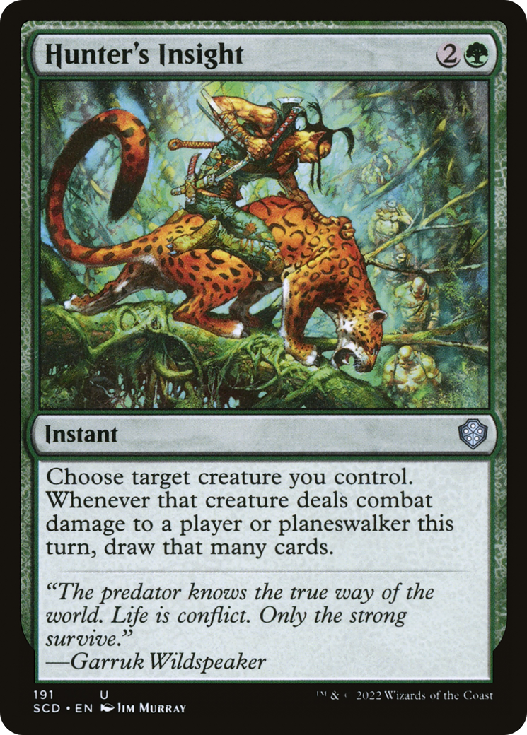 Hunter's Insight [Starter Commander Decks] | Good Games North