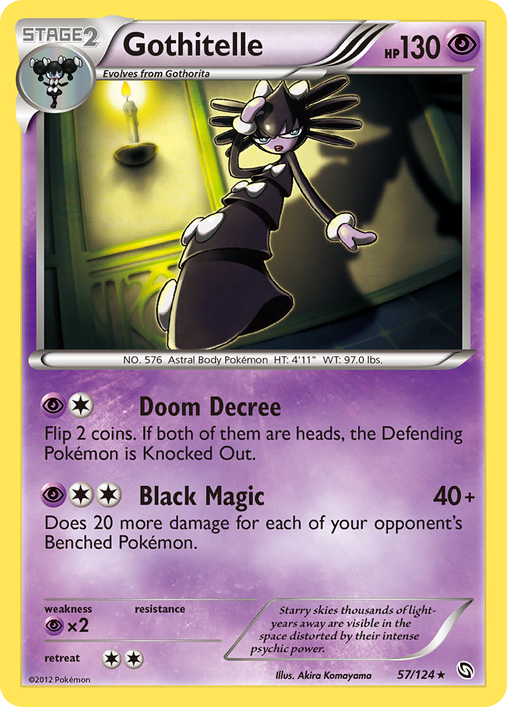 Gothitelle (57/124) [Black & White: Dragons Exalted] | Good Games North