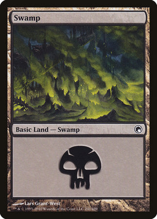 Swamp (241) [Scars of Mirrodin] | Good Games North