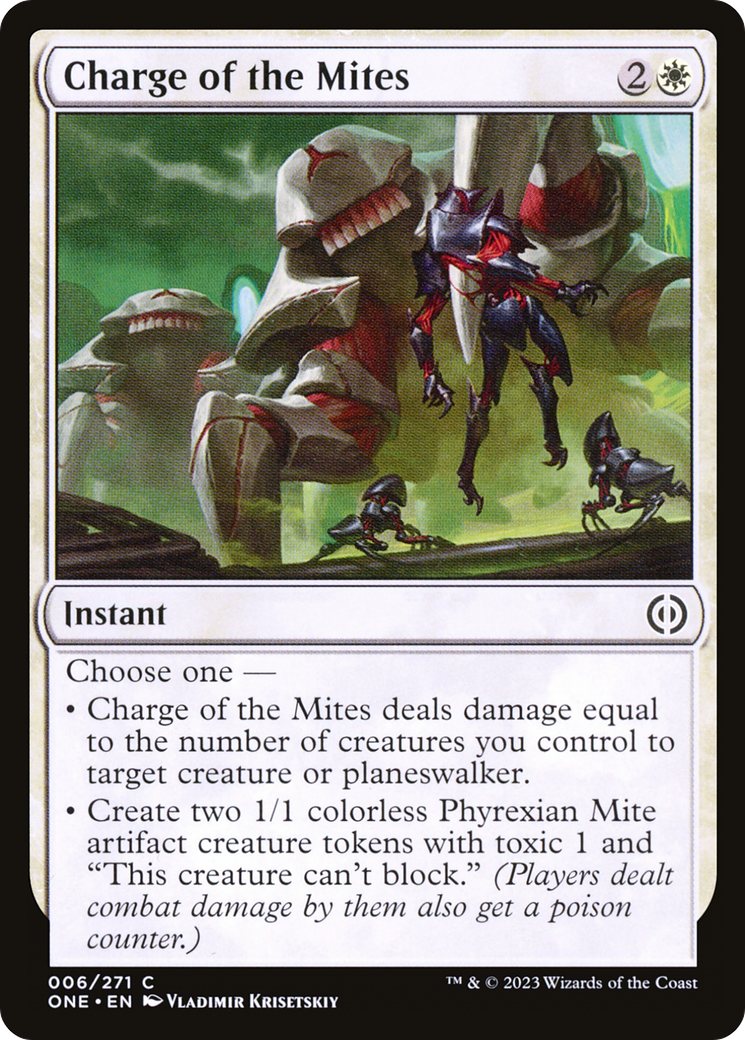 Charge of the Mites [Phyrexia: All Will Be One] | Good Games North