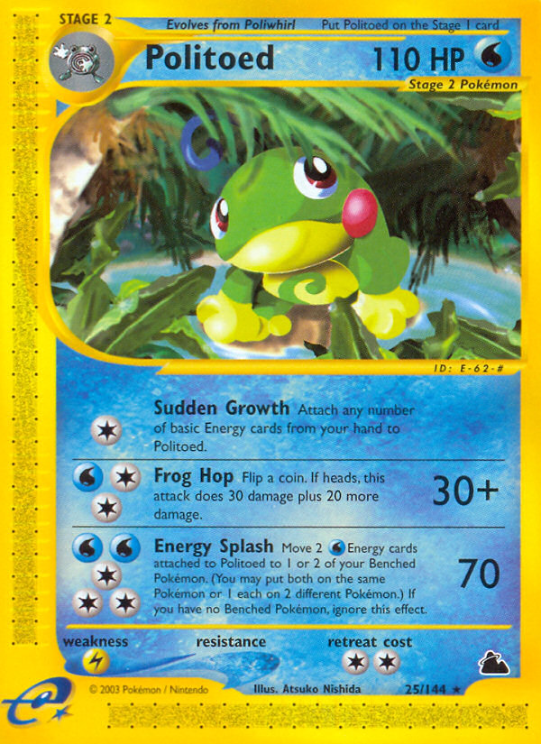 Politoed (25/144) [Skyridge] | Good Games North