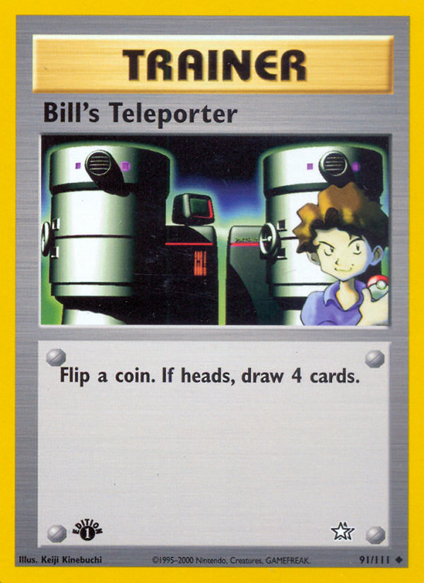 Bill's Teleporter (91/111) [Neo Genesis 1st Edition] | Good Games North