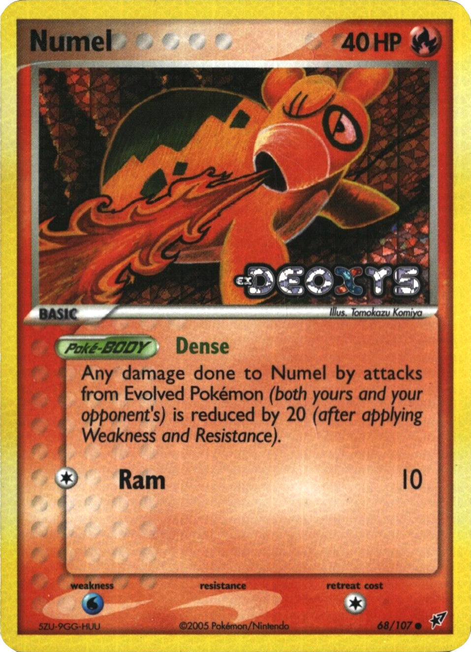Numel (68/107) (Stamped) [EX: Deoxys] | Good Games North