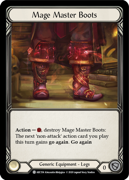 Mage Master Boots [U-ARC154] Unlimited Rainbow Foil | Good Games North