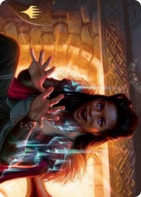 Birgi, God of Storytelling Art Card (Gold-Stamped Signature) [Kaldheim: Art Series] | Good Games North