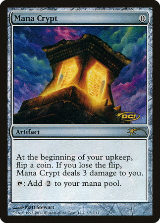 Mana Crypt [Judge Gift Cards 2011] | Good Games North