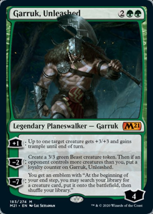 Garruk, Unleashed [Core Set 2021] | Good Games North