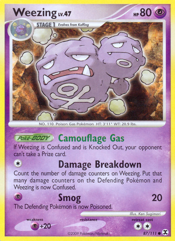 Weezing (87/111) [Platinum: Rising Rivals] | Good Games North