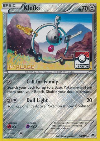 Klefki (66/119) (League Promo 1st Place) [XY: Phantom Forces] | Good Games North