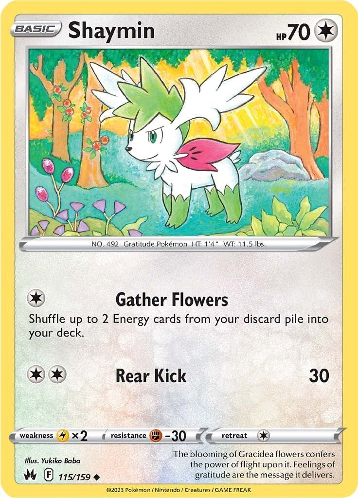 Shaymin (115/159) [Sword & Shield: Crown Zenith] | Good Games North
