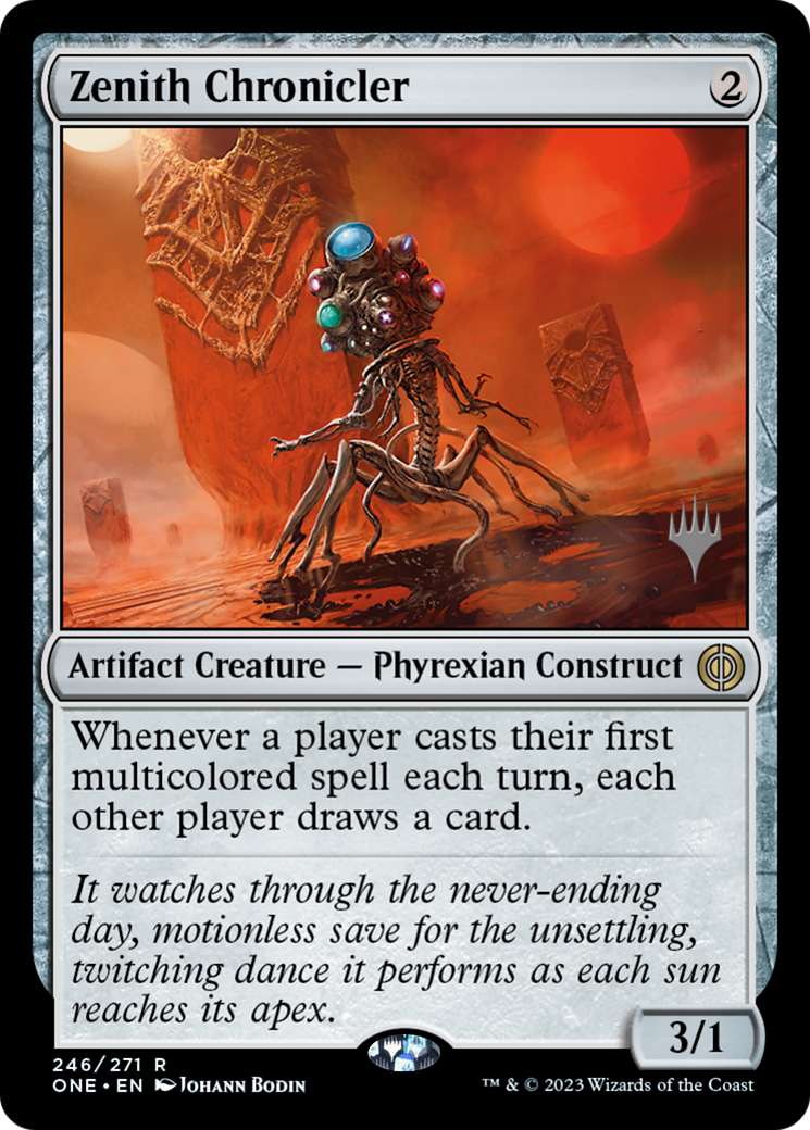 Zenith Chronicler (Promo Pack) [Phyrexia: All Will Be One Promos] | Good Games North